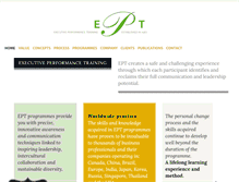 Tablet Screenshot of executiveperformancetraining.nl